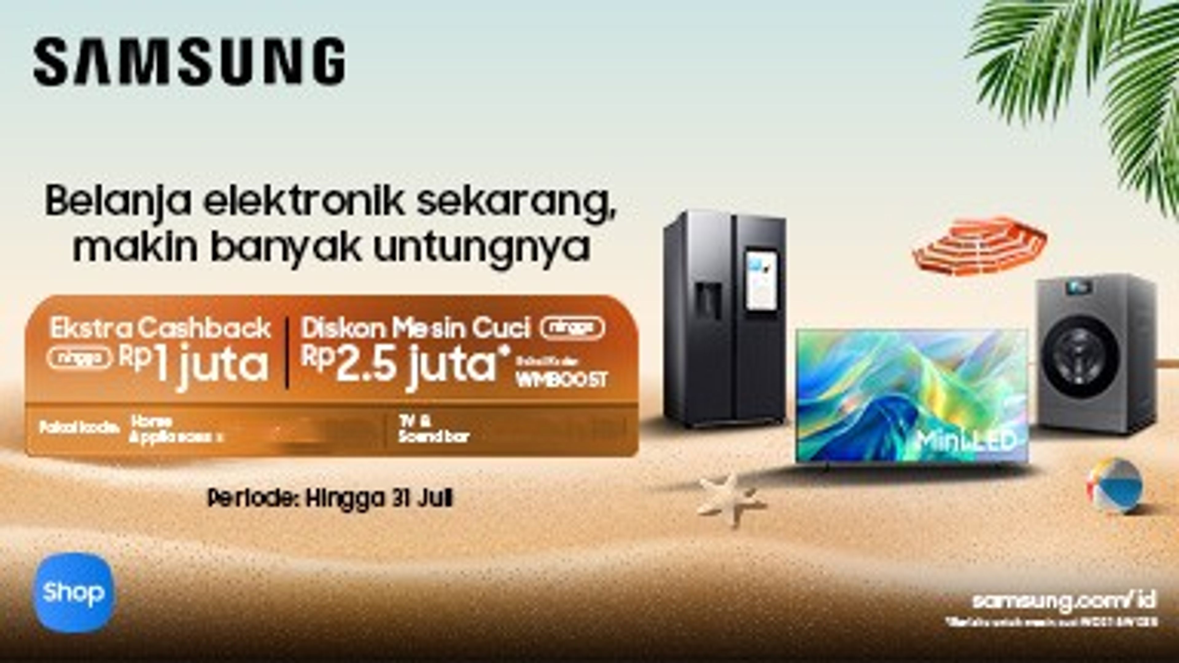 Samsung electronics sale banner